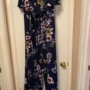 Plus Strapless jumpsuit